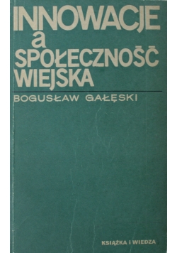 Innowacje a społeczeństwo wiejskie