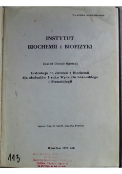 Instytut biohemii i biofizyki