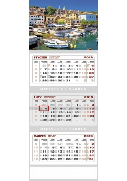 Kalendarz 2019 Trójdzielny Port