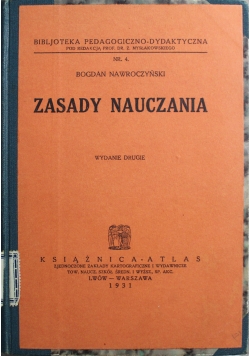 Zasady nauczania 1931 r