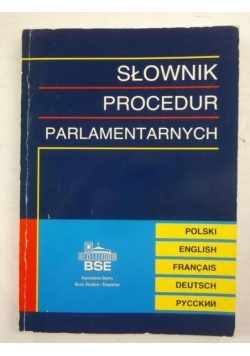 Słownik procedur parlamentarnych