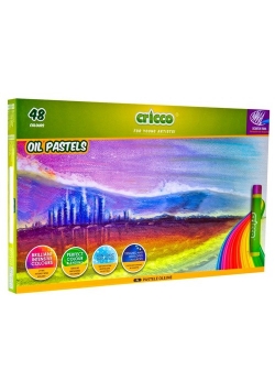 Pastele olejne Cricco okrągłe 48 kolorów