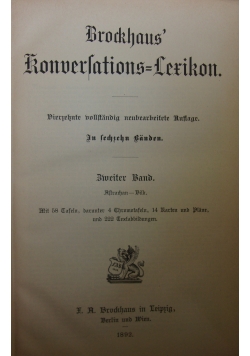 Brockhaus konversations lexikon, 1892r.