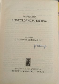 Podręczna konkordancja biblijna