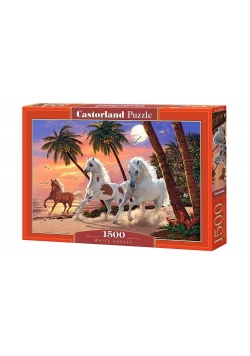 Puzzle 1500 White horses CASTOR