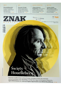 Znak Miesięcznik 768 Święty Houellebecq