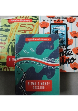 Bitwa o Monte Casino tom 1 do 3 Reprint z ok 1947r.