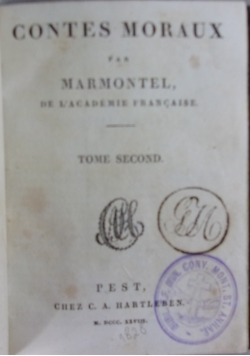 Contes Moraux tome second, 1826 r.