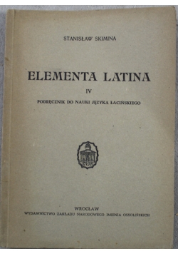 Elementa latina 1947 r