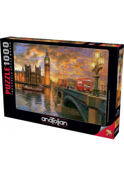 Puzzle 1000 Londyn o zachodzie słońca