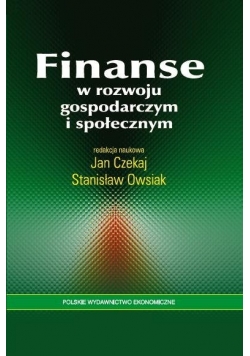 Finanse w rozwoju gospodarczym i społecznym