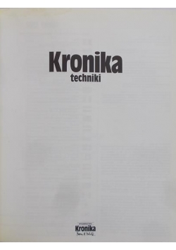 Kronika techniki