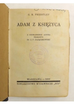 Adam z księżyca, 1935 r.
