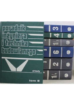 Poradnik inżyniera i technika budowlanego  Zestaw 7 książek