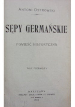 Sępy germańskie, 1912r.