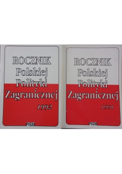 Rocznik Polskiej Polityki Zagranicznej, 2 Książki