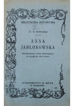 Anna Jabłonowska 1918 r