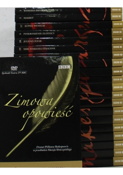 Dramaty Williama Shakespearea 21 tomów z DVD