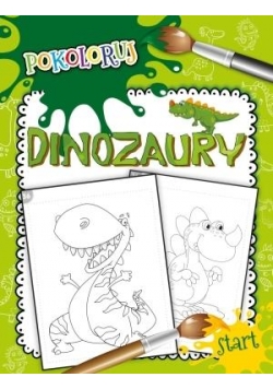 Dinozaury. Pokoloruj