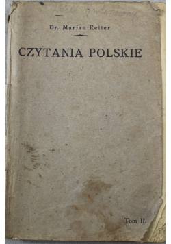 Czytania Polskie tom  II  1923 r.