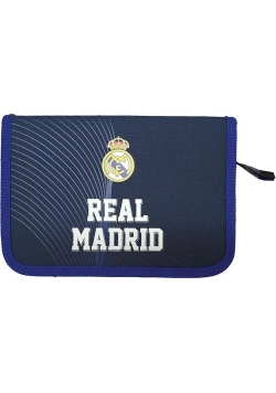 Piórnik 2 klapowy z wyposażeniem Real Madrid