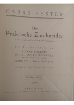 Der Praktische Zuschmeider