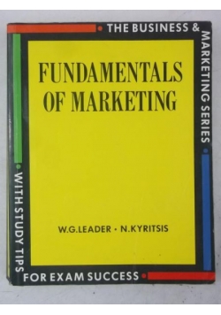 Fundamentals of Marketing