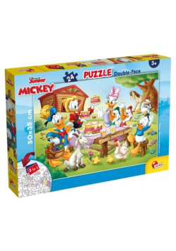 Puzzle dwustronne Plus 24 Kaczor Donald