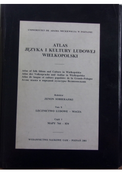 Atlas języka i kultury ludowej wielkopolski, Tom X