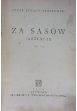 Za Sasów, Tom I i II, 1950 r.