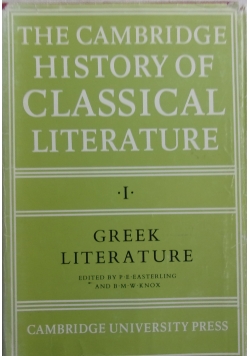 The Cambridge History of Classical Literature
