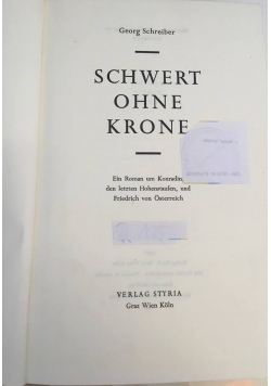 Schwert ohne Krone
