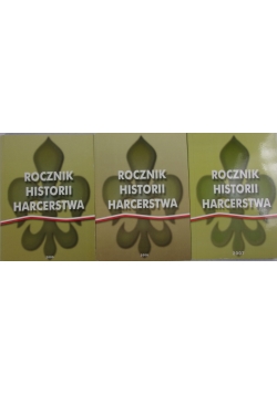 Rocznik historii harcerstwa, tom 1-3