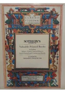 Valuable Printed Books