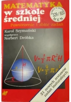 Matematyka w szkole średniej