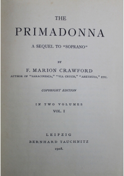 The Primadonna 1908 r.