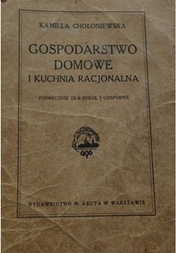 Gospodarstwo domowe i kuchnia racjonalna, 1929 r.