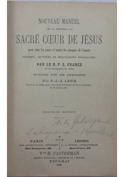 Sacre Coeur de Jesus, 1885 r.