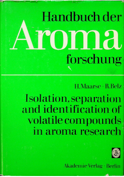 Handbuch der Aromaforschung