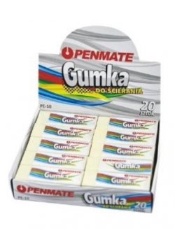Gumka do ścierania PE-10 (20szt) PENMATE