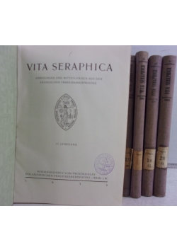 Vita Seraphica, 5 Tomów ok 1930 r.