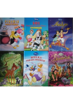 Disney zbiór 6 książek