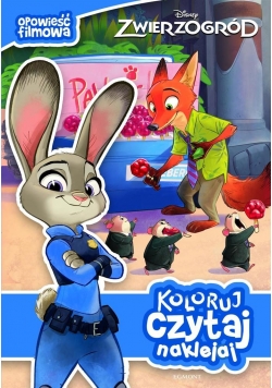 Zwierzogród. Koloruj, czytaj, naklejaj