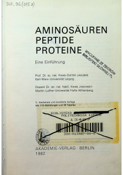 Aminosauren Peptide Proteine