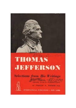 Thomas Jefferson selections from his writings