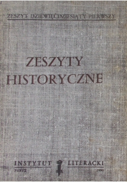 Zeszyty Historyczne Zeszyt dziewięćdziesiąty pierwszy