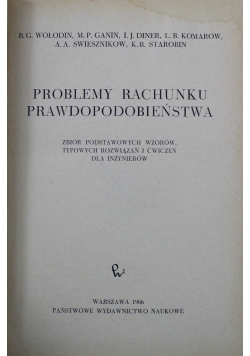 Problemy rachunku prawdopodobieństwa