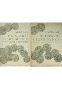 Nejstarsi Ceske Mince ,Tom I i II