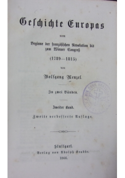 Geschichte Europas,1866r