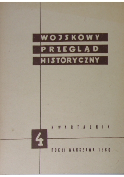 Wojskowy przegląd historyczny 4